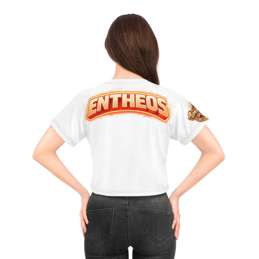 Entheos Crop Tee- Retro Logo