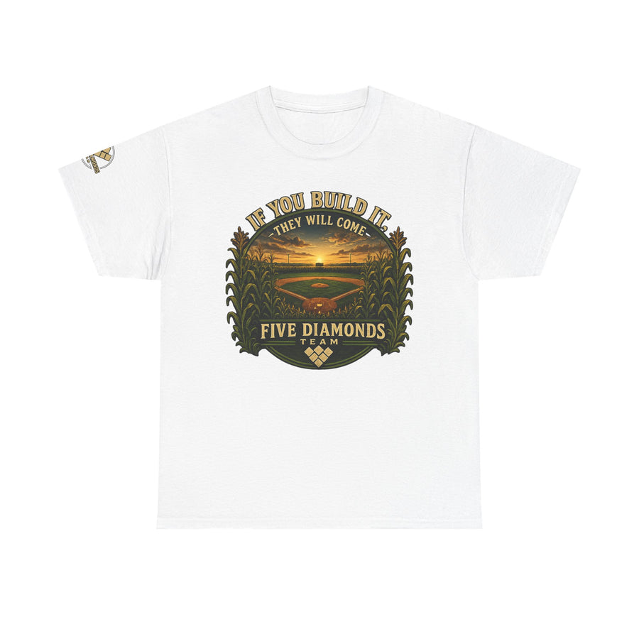 Baseball Field T‑Shirt — "If You Build It They Will Come / Do You See It?" Vintage Team Tee