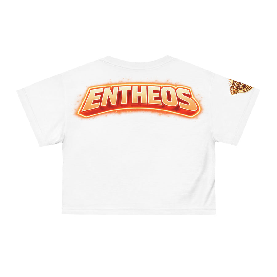 Entheos Crop Tee- Retro Logo