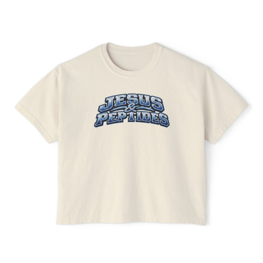 Jesus & Peptides Graphic Boxy Tee
