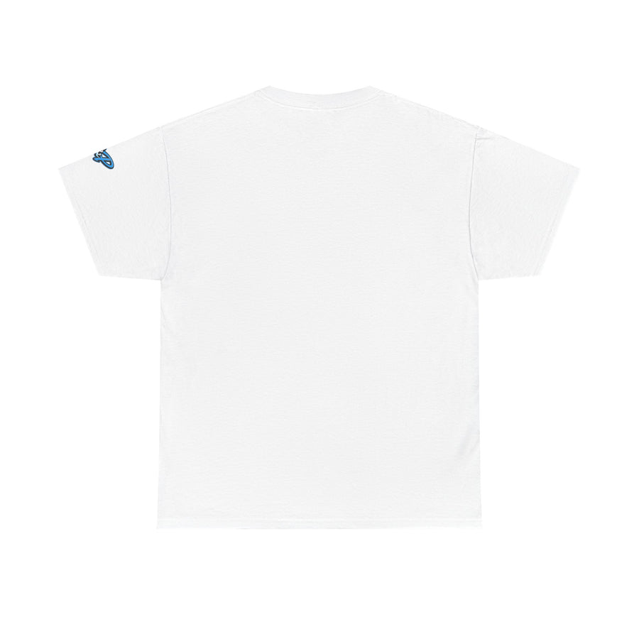 Blue King Jesus T‑Shirt — Bold Retro Christian Tee
