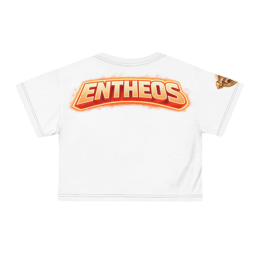 Entheos Crop Tee- Retro Logo