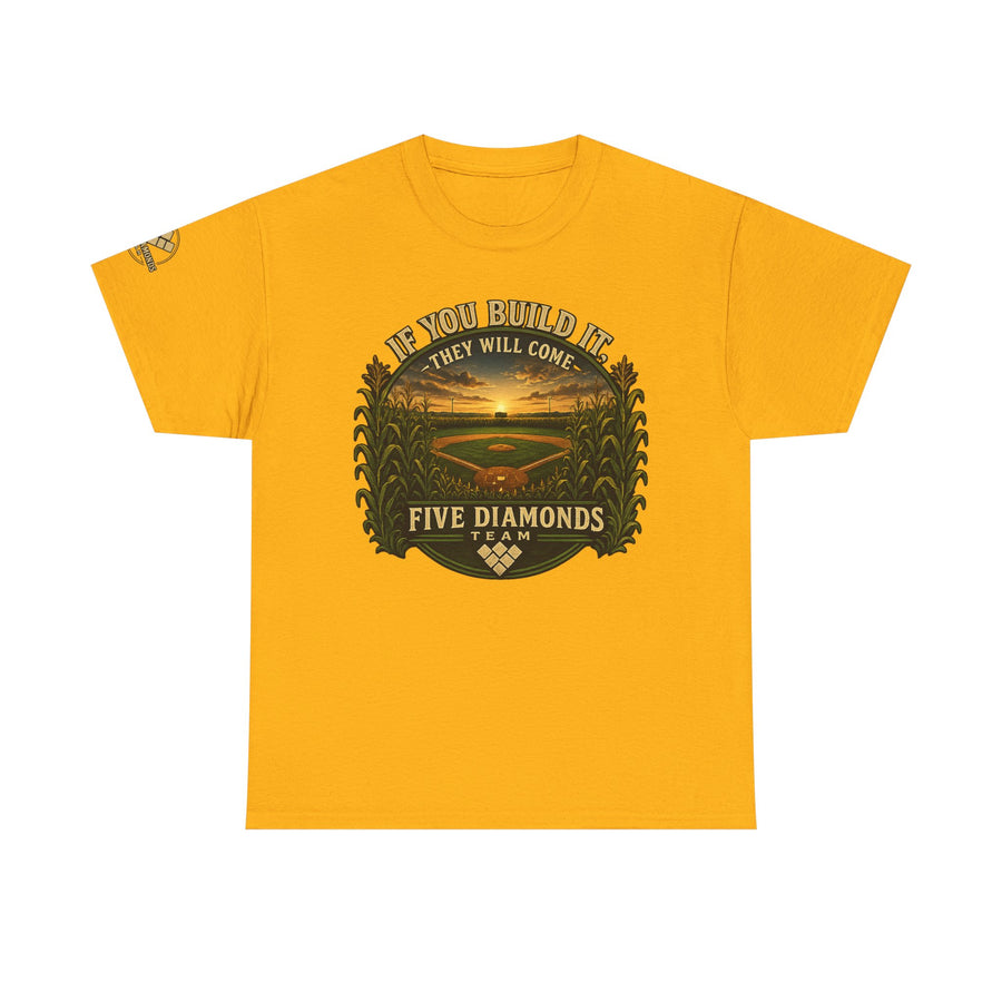 Baseball Field T‑Shirt — "If You Build It They Will Come / Do You See It?" Vintage Team Tee