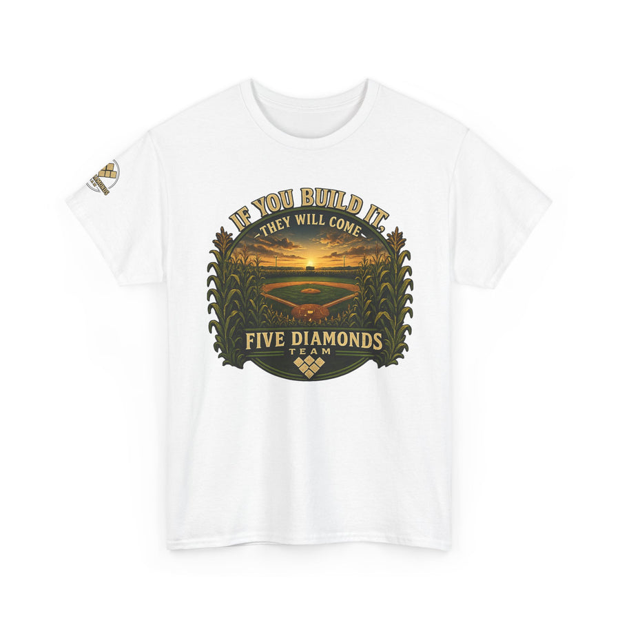 Baseball Field T‑Shirt — "If You Build It They Will Come / Do You See It?" Vintage Team Tee