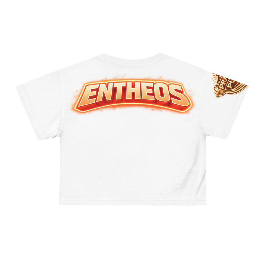 Entheos Crop Tee- Retro Logo