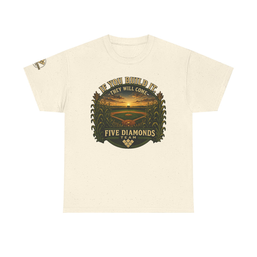 Baseball Field T‑Shirt — "If You Build It They Will Come / Do You See It?" Vintage Team Tee