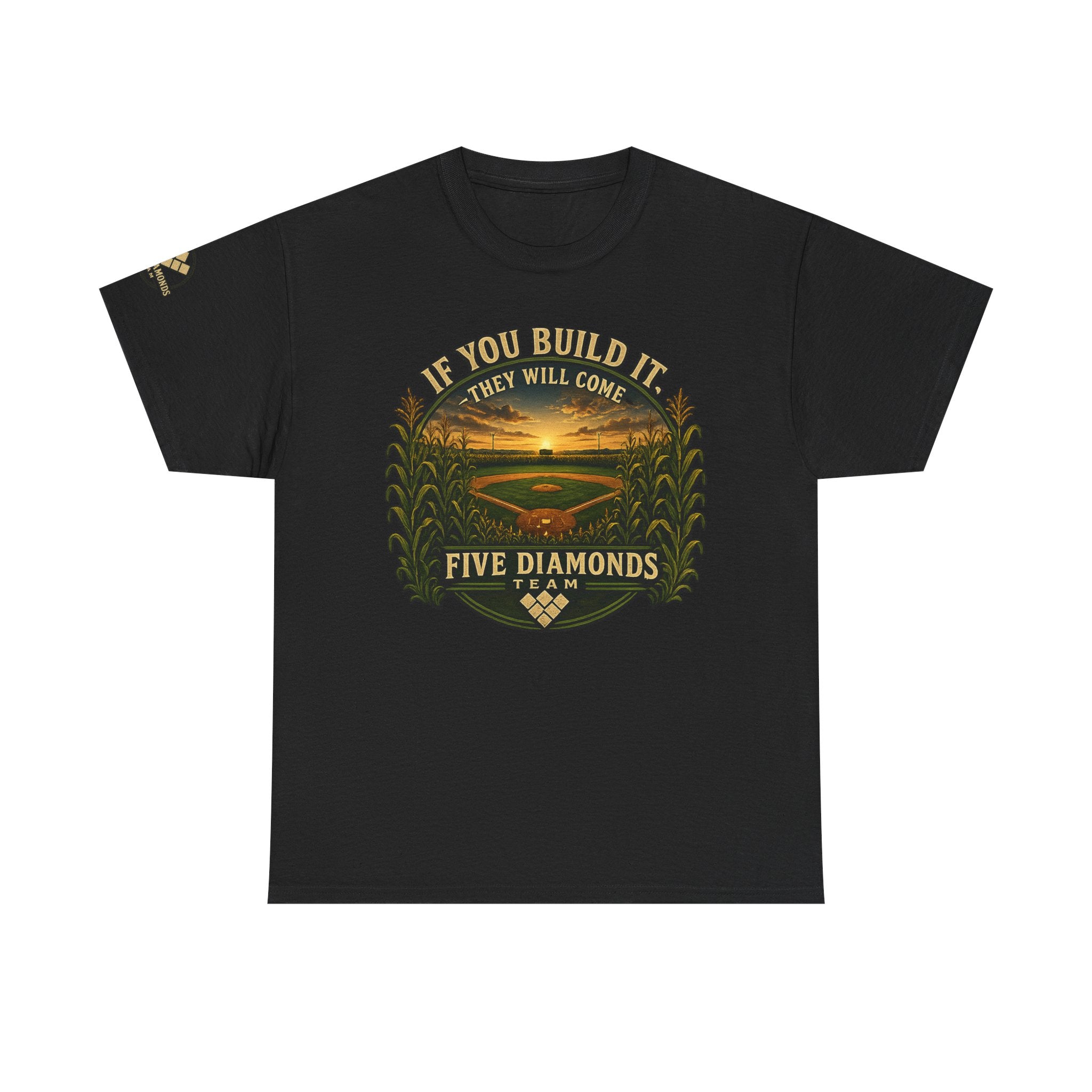 Baseball Field T‑Shirt — "If You Build It They Will Come / Do You See It?" Vintage Team Tee