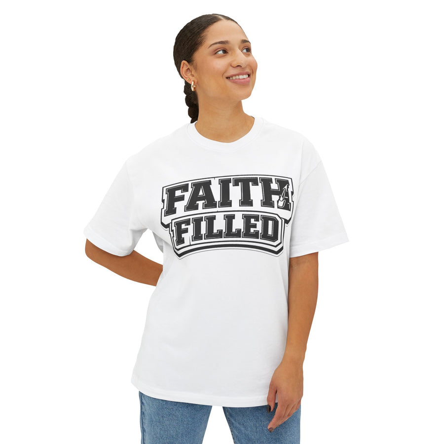 Faith Filled - Oversized Tee