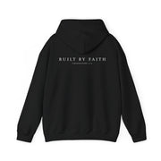 Built By Faith Hoodie — 'Built By Faith' Christian Cross Sweatshirt