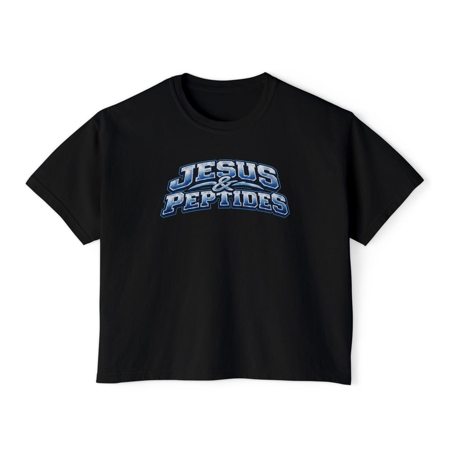 Jesus & Peptides Graphic Boxy Tee