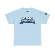 Blue King Jesus T‑Shirt — Bold Retro Christian Tee