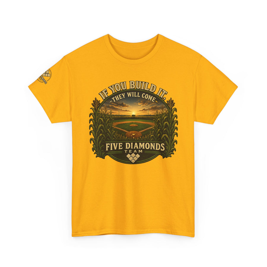 Baseball Field T‑Shirt — "If You Build It They Will Come / Do You See It?" Vintage Team Tee