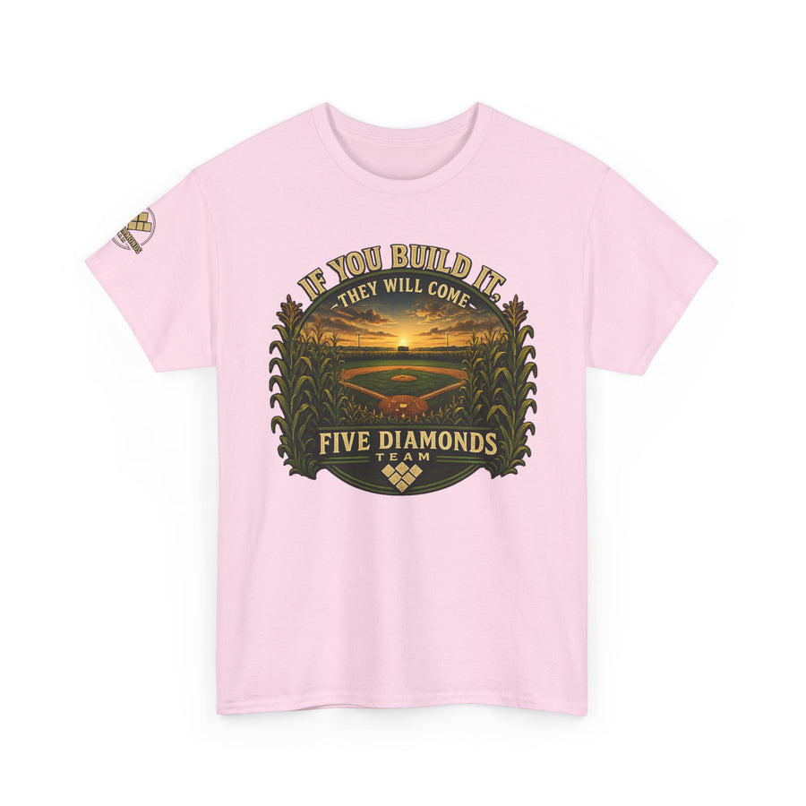 Baseball Field T‑Shirt — "If You Build It They Will Come / Do You See It?" Vintage Team Tee
