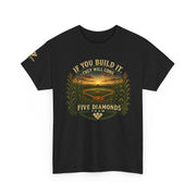 Baseball Field T‑Shirt — "If You Build It They Will Come / Do You See It?" Vintage Team Tee