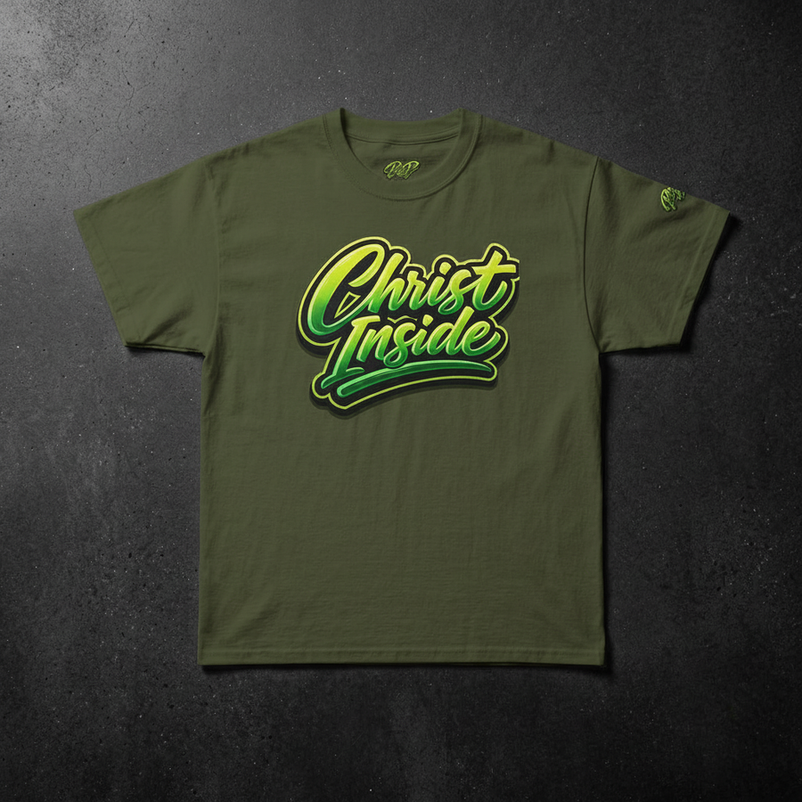 Christ Inside - Military Green