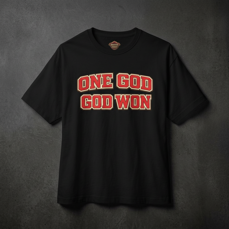 One God God Won - Black
