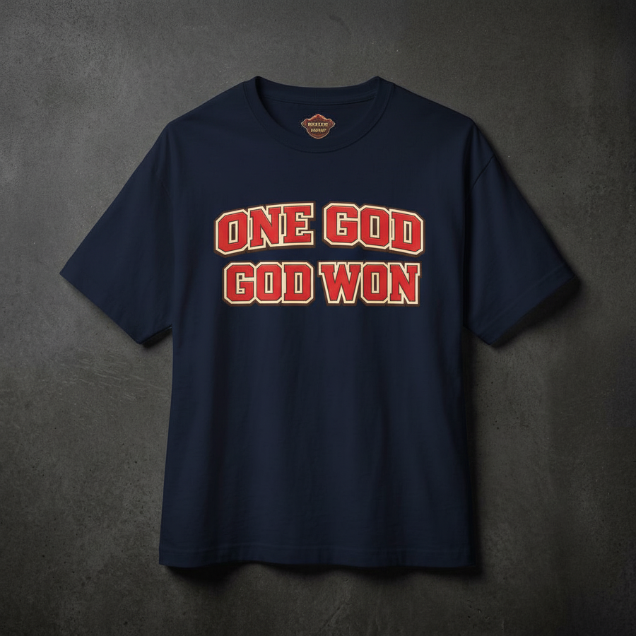 One God God Won - Navy