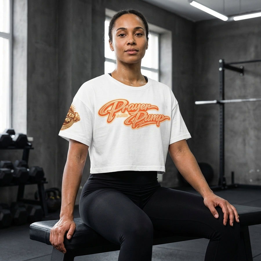 Entheos Crop Tee- Retro Logo