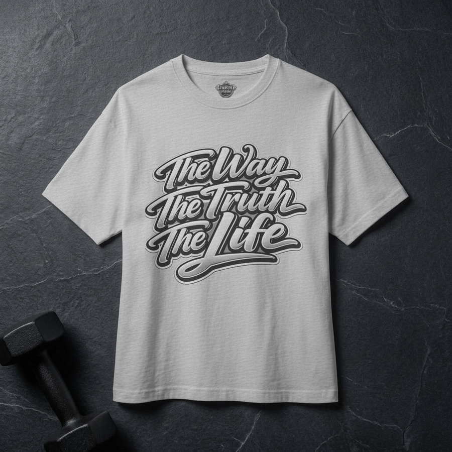 The Way The Truth The Life - Athletic Heather